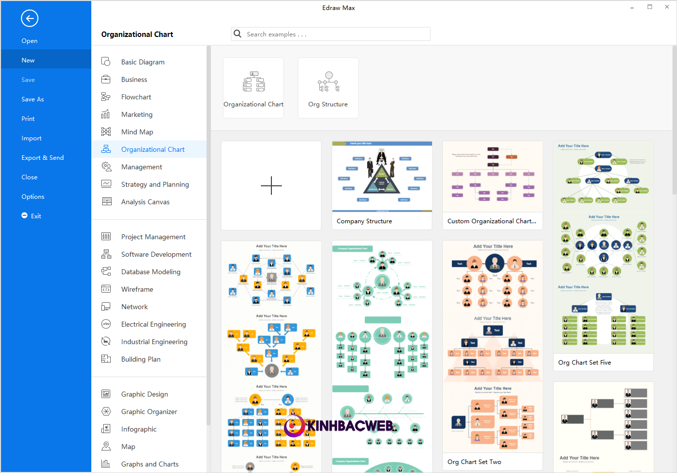 All Org Chart Templates