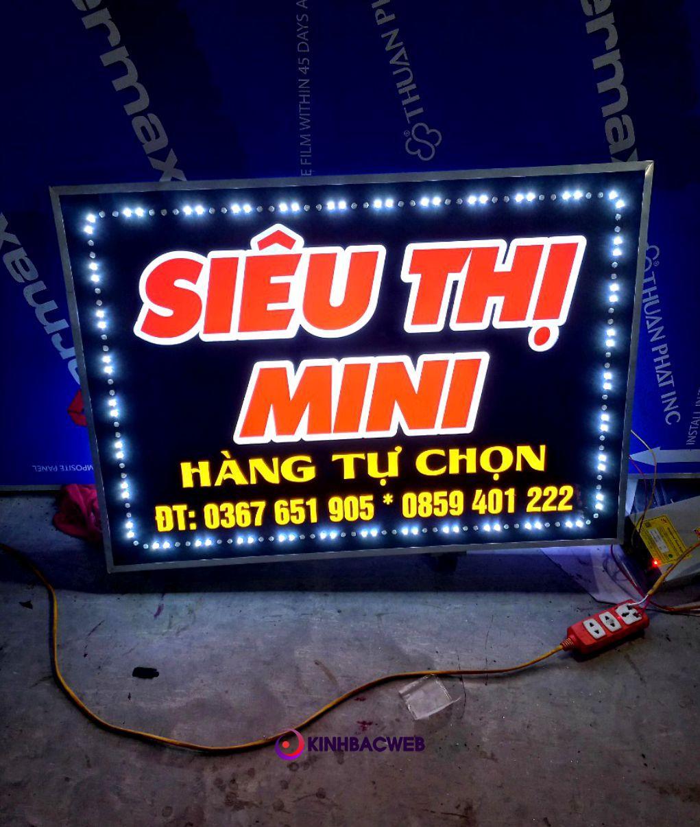 Thiết Kế Và Thi Công Biển Led âm Bản Uy Tín Bắc Ninh