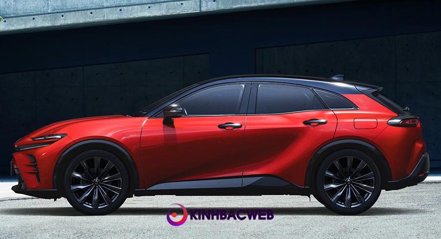 Thiết kế Toyota Crown Sport thể thao hơn hẳn với đầu xe tinh chỉnh, đuôi xe mở rộng cùng giao diện 2 màu tương phản - Ảnh: Toyota