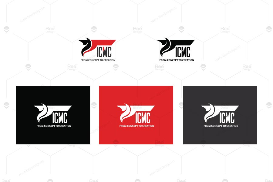 Thiết kế logo công ty xây dựng ICMC - Bee Design