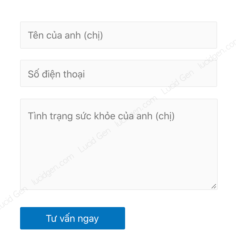 Mẫu Contact Form 7 đẹp cho tư vấn cá nhân