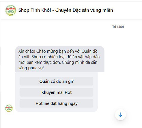 Mẫu tin nhắn giới thiệu sản phẩm, dịch vụ