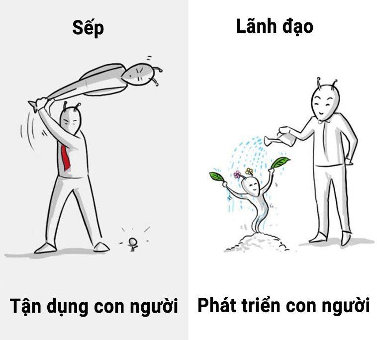 Những khác biệt giữa sếp và lãnh đạo: 1 người thích đổ lỗi, 1 người tìm cách giải quyết - 1