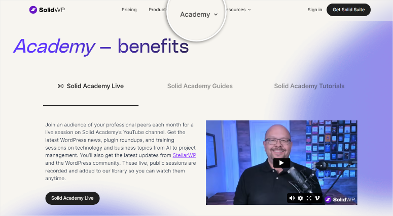 solid security academy