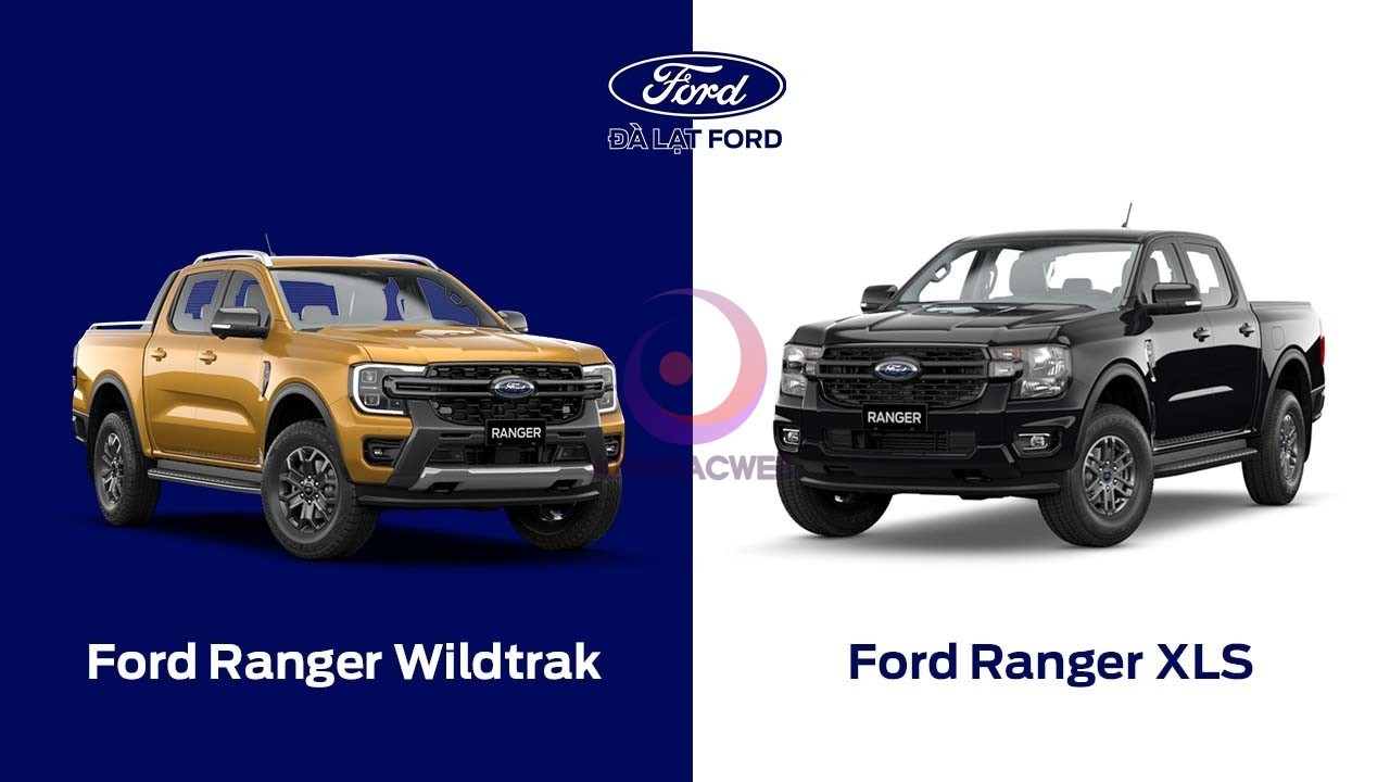 Khac Biet Giua Ford Ranger Wildtrak Va Ranger Xls Da Lat Ford 4