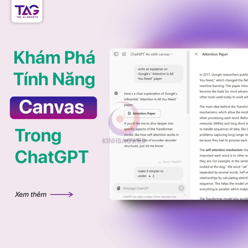 ChatGPT Canvas Là Gì? Khám Phá “Không Gian Làm Việc Thông Minh” Giúp Bạn Viết Lách Và Sáng Tạo Siêu Nhanh!