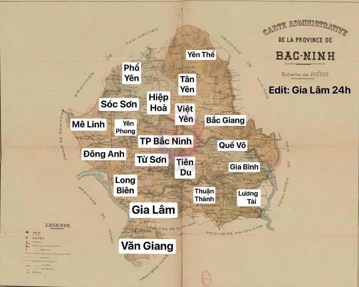 Tỉnh Bắc Giang và Bắc Ninh từng “chung mái nhà Hà Bắc”