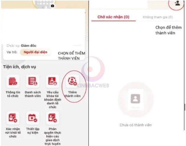 Hướng dẫn phân quyền trên tài khoản định danh doanh nghiệp