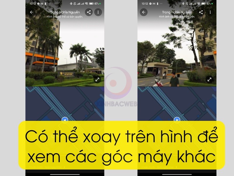 Xoay ảnh để xem các góc khác nhau
